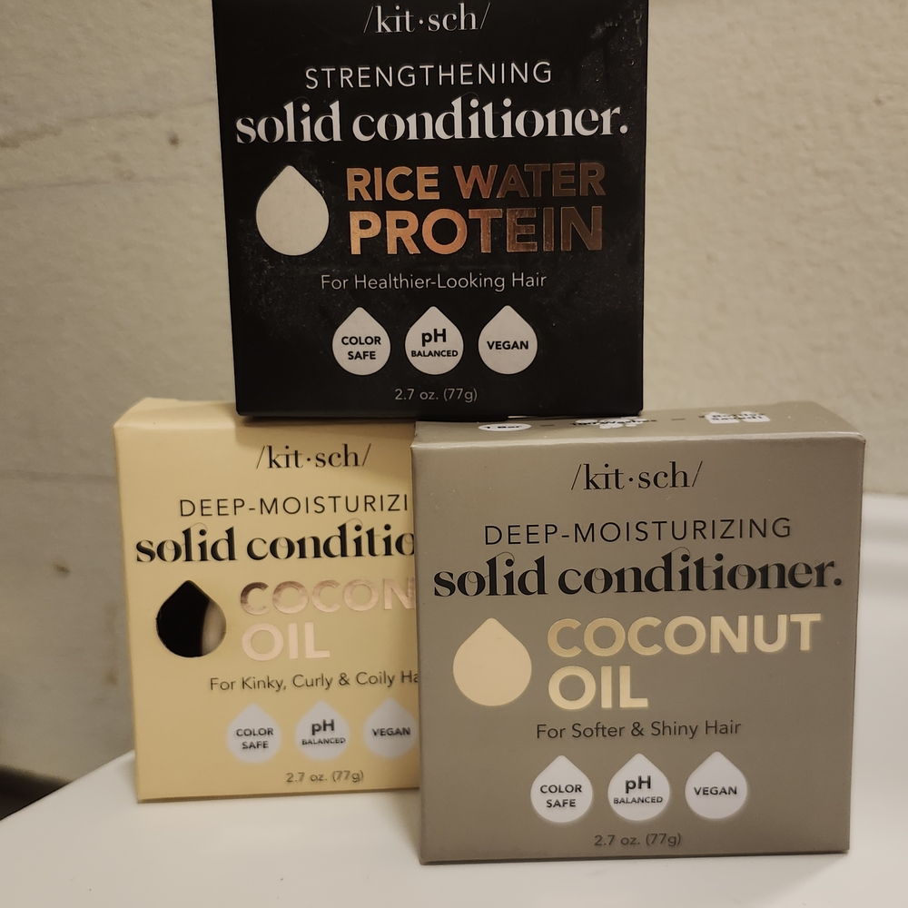 Kitsch Solid Conditioner Trio - Black, Cream, Tan